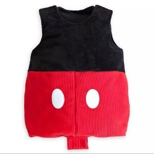 Disney Mickey Mouse Baby Halloween warm fleece Costume bodysuit 18-24mo